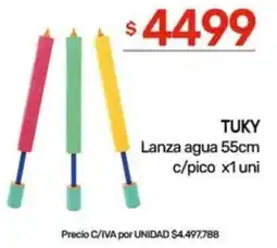 Nini Mayorista Tuky lanza agua oferta