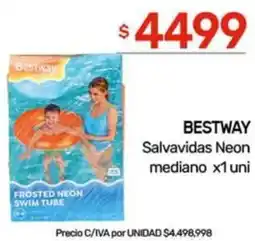 Nini Mayorista Bestway salvavidas neon mediano oferta
