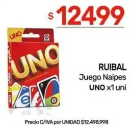 Nini Mayorista Uno ruibal juego naipes oferta