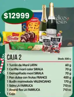 Supermercados Buenos Días Latin turrón de maní oferta