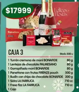 Supermercados Buenos Días Bonafide turrón cremona de maní oferta