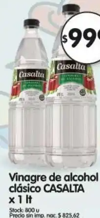 Supermercados Buenos Días Casalta vinagre de alcohol clásico oferta