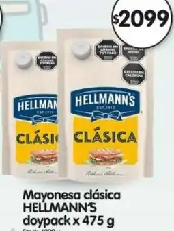 Supermercados Buenos Días Hellmann's mayonesa clásica doypack oferta