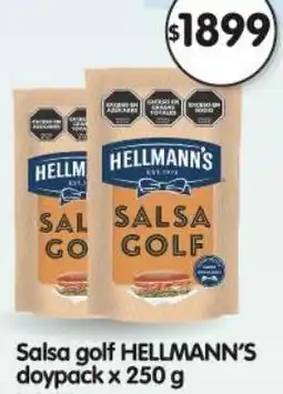 Supermercados Buenos Días Hellmann's salsa golf doypack oferta