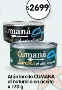 Supermercados Buenos Días Cumana atún lomito al natural o en aceite oferta