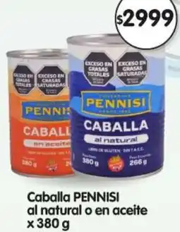 Supermercados Buenos Días Pennisi caballa al natural o en aceite oferta