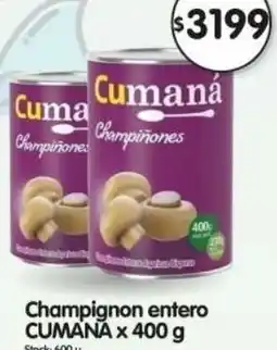 Supermercados Buenos Días Cumana champignon entero oferta