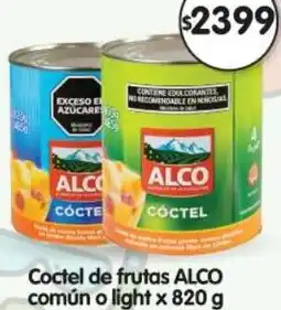 Supermercados Buenos Días Alco coctel de fruta común o light oferta