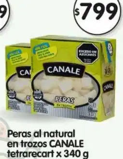 Supermercados Buenos Días Canale peras al natural en trozos tetrarecart oferta