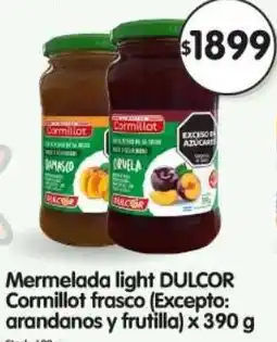 Supermercados Buenos Días Dulcor mermelada light cormillot frasco oferta