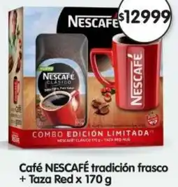Supermercados Buenos Días Nescafé café tradición frasco + taza red oferta