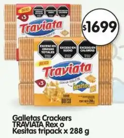 Supermercados Buenos Días Traviata galletas crackers rex o kesitas tripack oferta