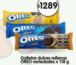 Supermercados Buenos Días Oreo galletas dulces rellenas variedades oferta