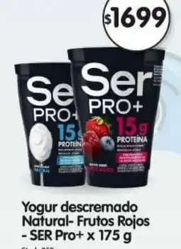 Supermercados Buenos Días Ser pro+ yogur descremado natural-frutos rojos oferta