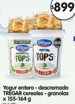 Supermercados Buenos Días Trēgar yogur entero-descremado cereales - granolas oferta
