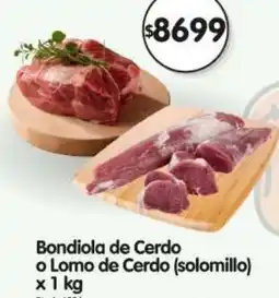 Supermercados Buenos Días Bondiola de cerdo o lomo de cerdo oferta