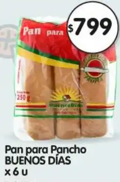 Supermercados Buenos Días Buenos días pan para pancho oferta