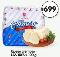 Supermercados Buenos Días Las tres queso cremoso oferta