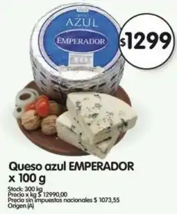Supermercados Buenos Días Emperador queso azul oferta
