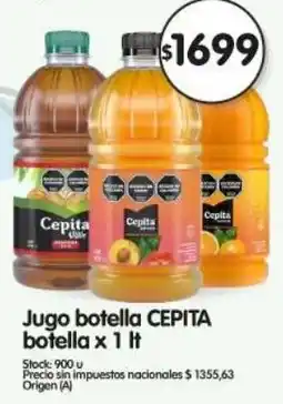 Supermercados Buenos Días Cepita jugo botella botella oferta
