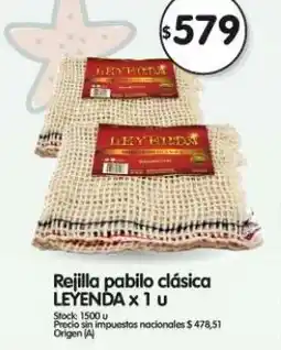 Supermercados Buenos Días Leyenda rejilla pabilo clásica oferta