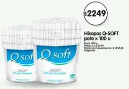 Supermercados Buenos Días Q-soft hisopos pote oferta
