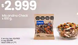 Changomas Check mix andino oferta