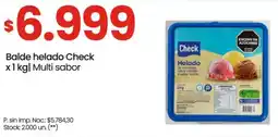 Changomas Check balde helado oferta