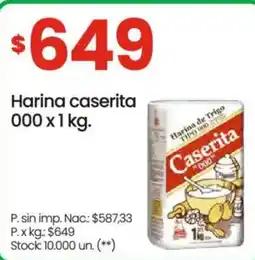 Changomas Caserita harina 000 oferta