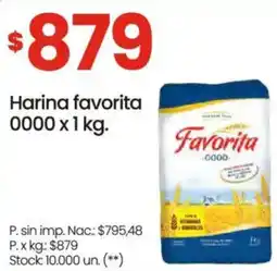 Changomas Favorita harina 0000 oferta