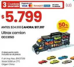Changomas Ultrax camion acceso oferta