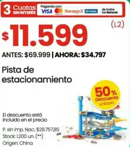 Changomas Pista de estacionamiento oferta