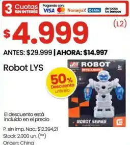 Changomas LYS robot oferta