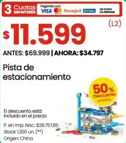 Changomas Pista de estacionamiento oferta