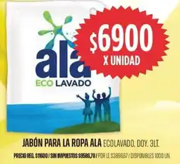Supermercados Vea Ala jabón para la ropa ecolavado, doy. oferta