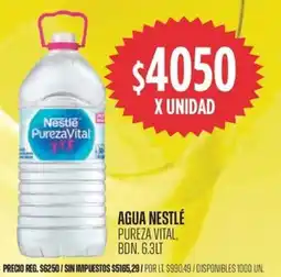 Supermercados Vea Nestlé pureza vital agua bdn. oferta
