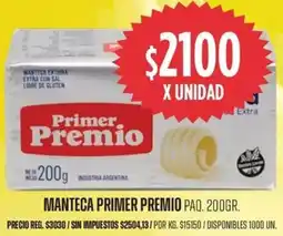 Supermercados Vea Primer premio manteca paq. oferta