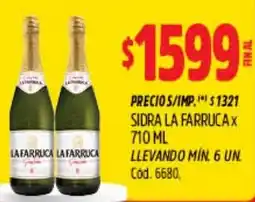 Supermercados Yaguar La farruca sidra oferta