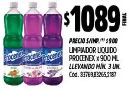 Supermercados Yaguar Procenex limpiador liquido oferta