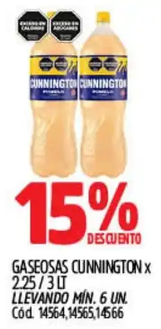 Supermercados Yaguar Cunnington gaseosas oferta