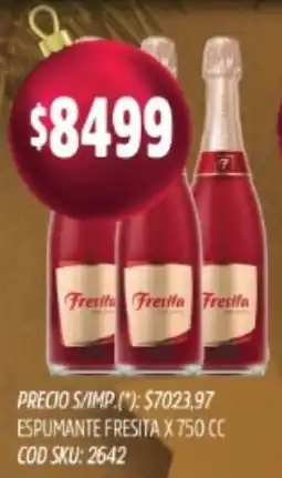 Supermercados Yaguar Fresita espumante oferta