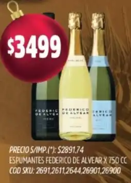 Supermercados Yaguar federico de alvear espumantes oferta