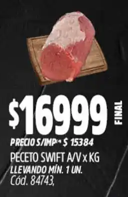 Supermercados Yaguar Swift peceto a/v oferta