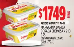 Supermercados Yaguar Danica margarina dorada cremosa oferta