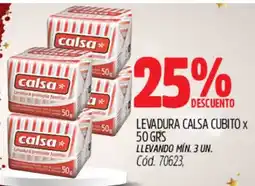 Supermercados Yaguar Calsa cubito levadura oferta