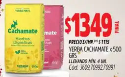 Supermercados Yaguar Cachamate yerba oferta