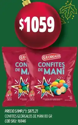 Supermercados Yaguar Georgalos de mani confites oferta