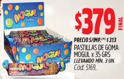 Supermercados Yaguar Mogul pastillas de goma oferta