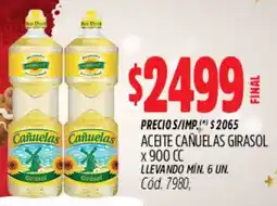 Supermercados Yaguar Cañuelas aceite girasol oferta