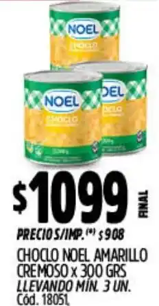 Supermercados Yaguar Noel choclo amarillo cremoso oferta